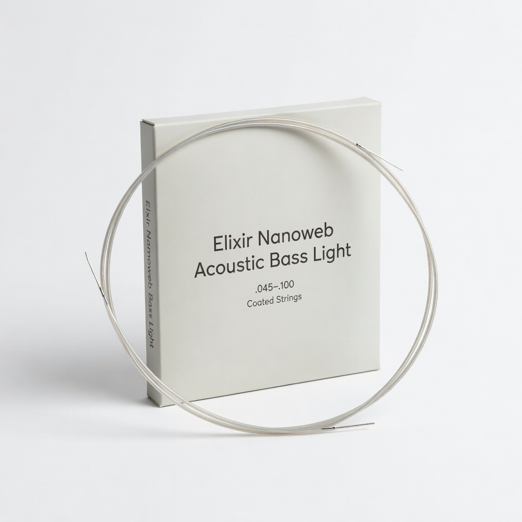 Elixir Nanoweb Acoustic Bass Light