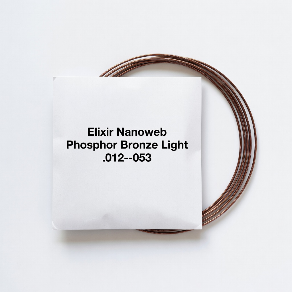 Elixir Nanoweb Phosphor Bronze Light .012-.053