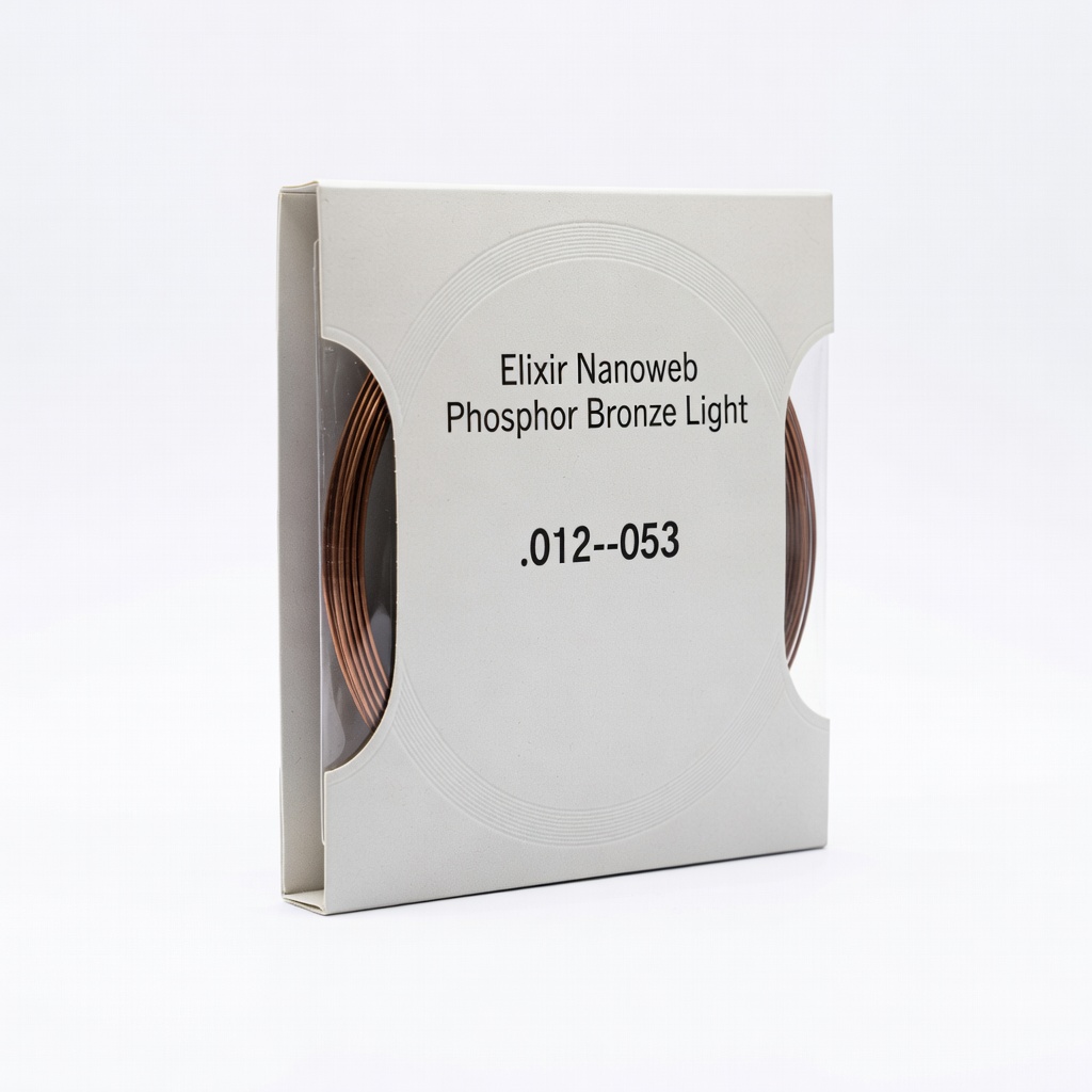 Elixir Nanoweb Phosphor Bronze Light .012-.053