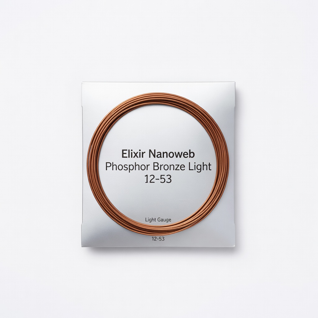 Elixir Nanoweb Phosphor Bronze Light 12-53