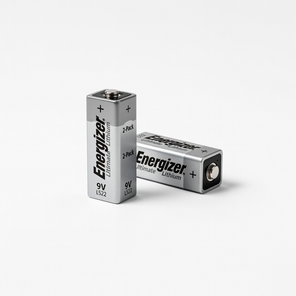 Energizer Ultimate Lithium 9V Batteries (L522, 2-Pack)