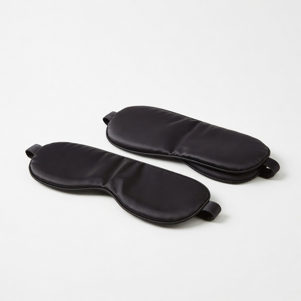 Fade to Black Satin Blindfold (2-Pack)