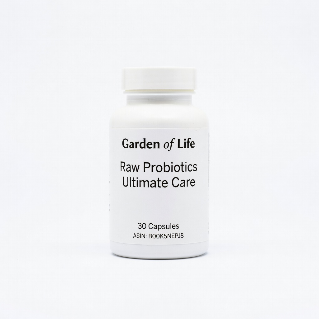 Garden of Life Raw Probiotics Ultimate Care, 30 Capsules (ASIN: B00K5NEPJ8)
