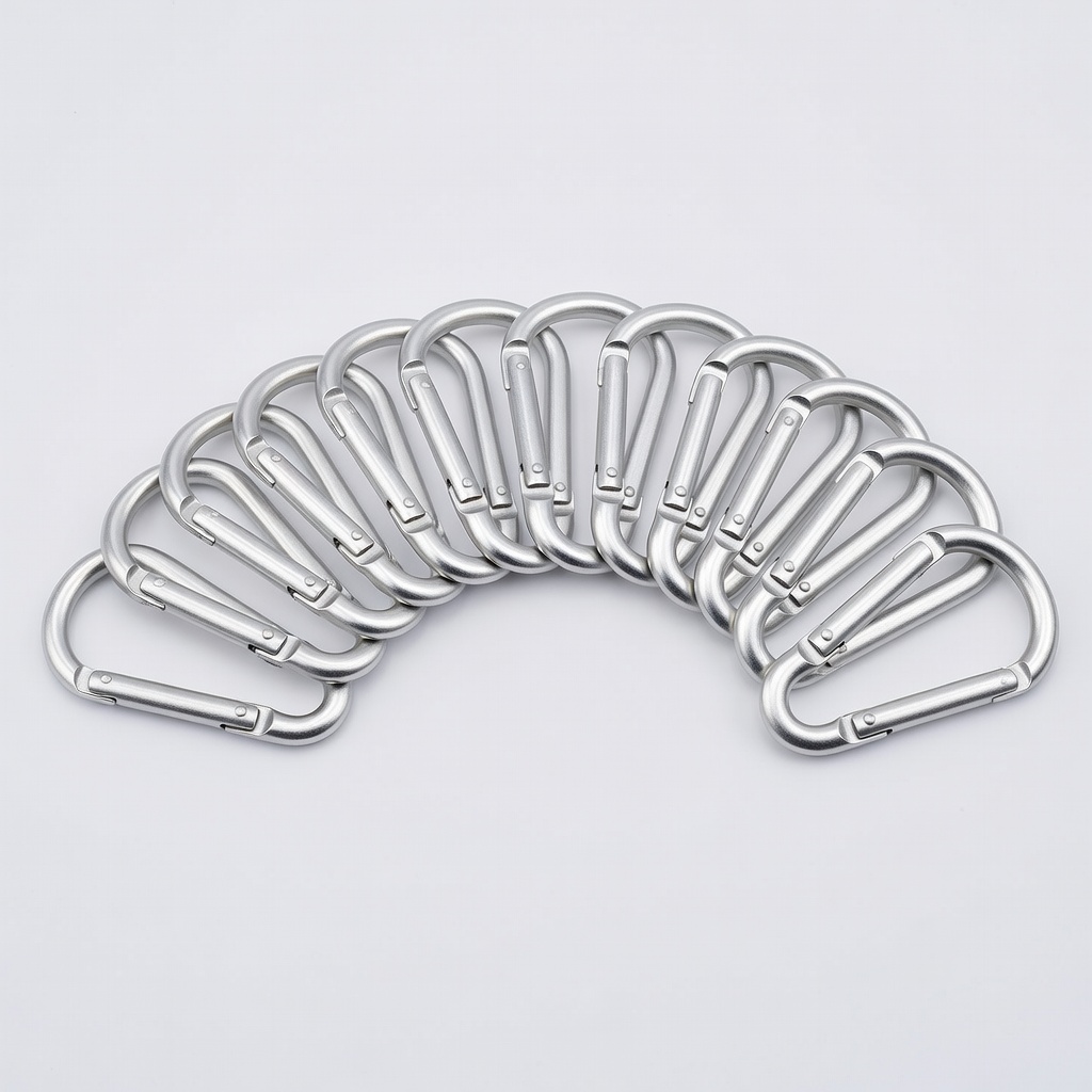 GBSELL Keychain Carabiners Spring Hook, 12 Pack