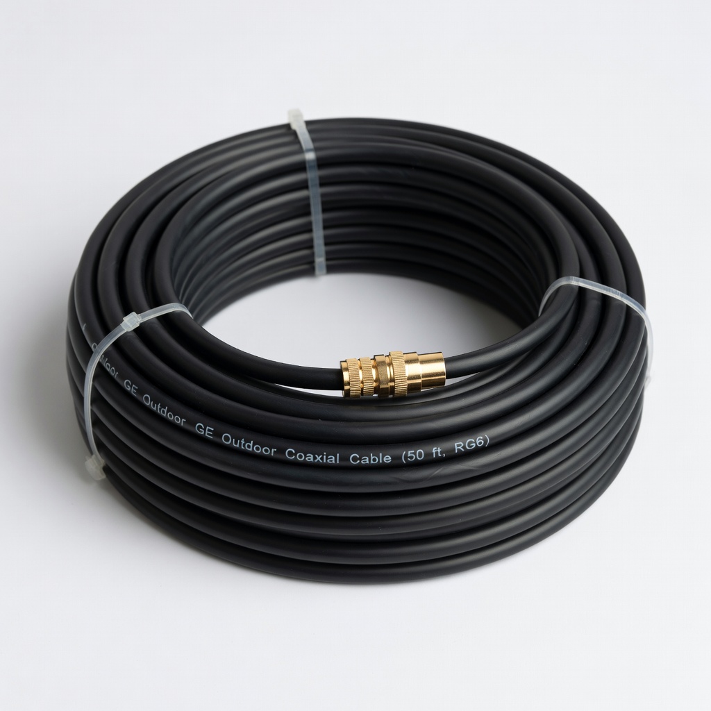 GE Outdoor Coaxial Cable (50 ft, RG6)