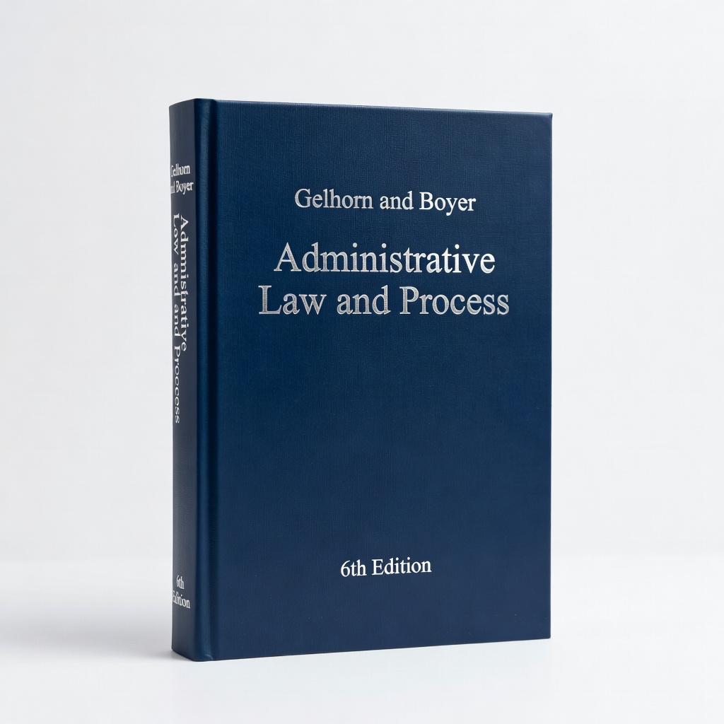 Gelhorn and Boyer's Administrative Law and Process, 6th Edition