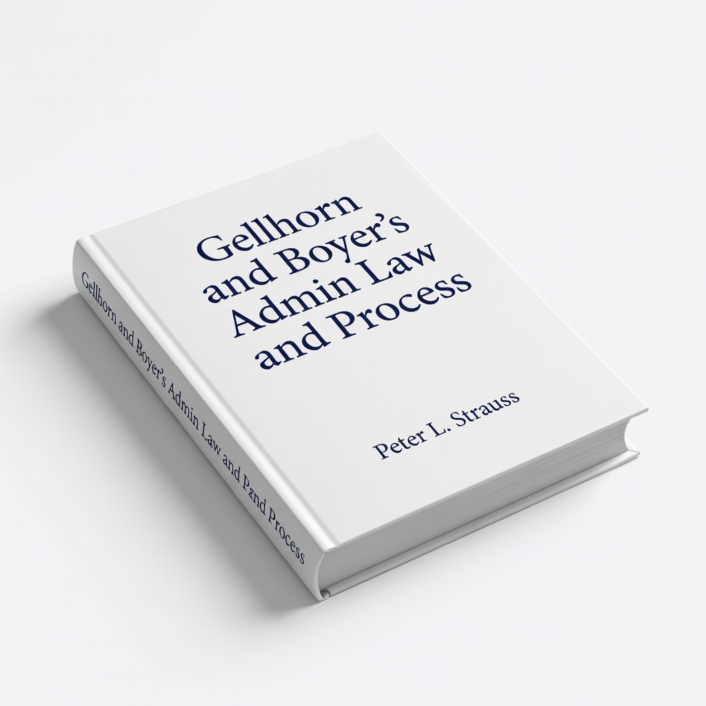 Gellhorn and Boyer's Admin Law and Process by Peter L. Strauss