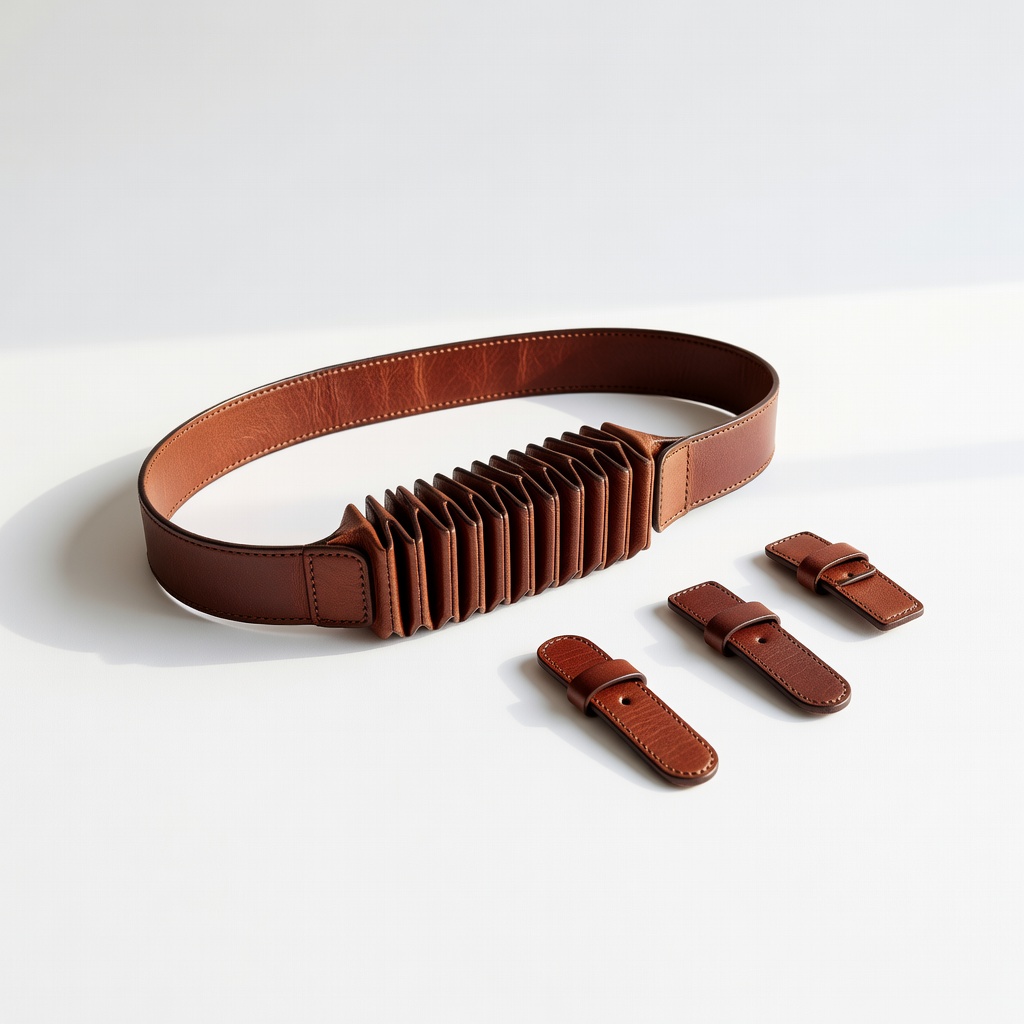 Gewebe Leather Accordion Strap Set