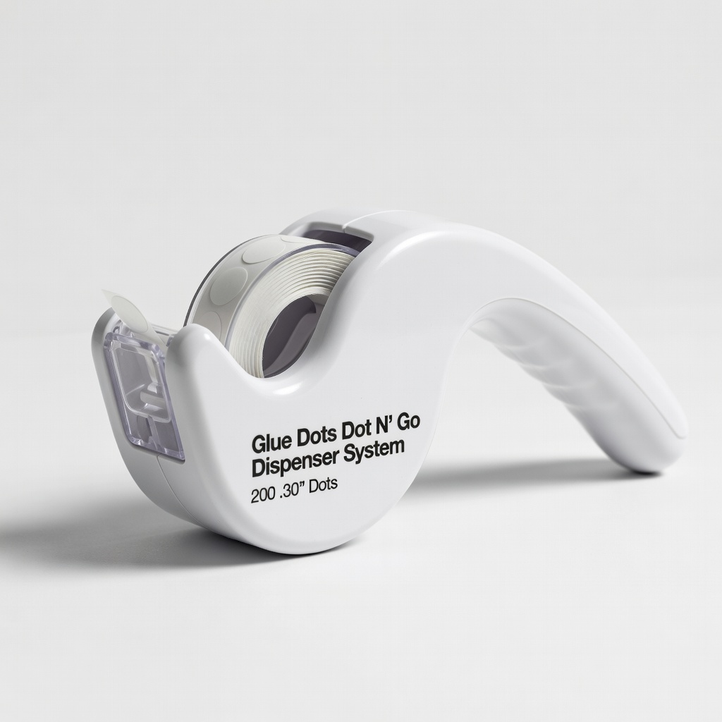 Glue Dots Dot N' Go Dispenser System with 200 .30" Dots