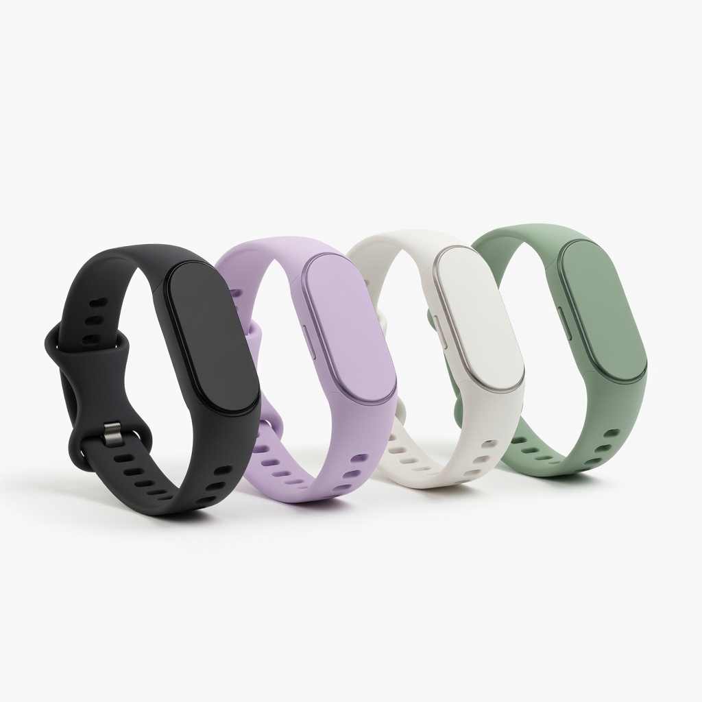 Gorilla Grip Silicone Bands Compatible with Fitbit Inspire 3 (4 Pack)