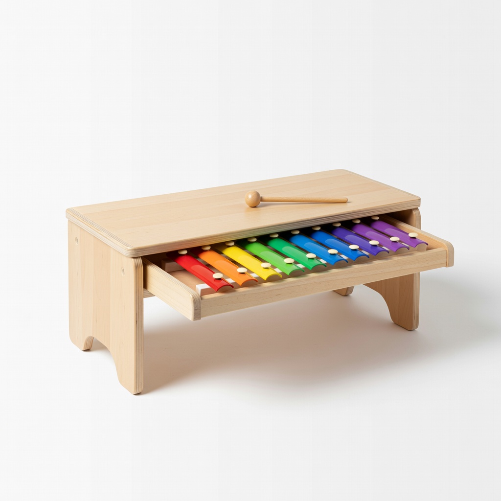 Hape Pound & Tap Bench with Slide Out Xylophone