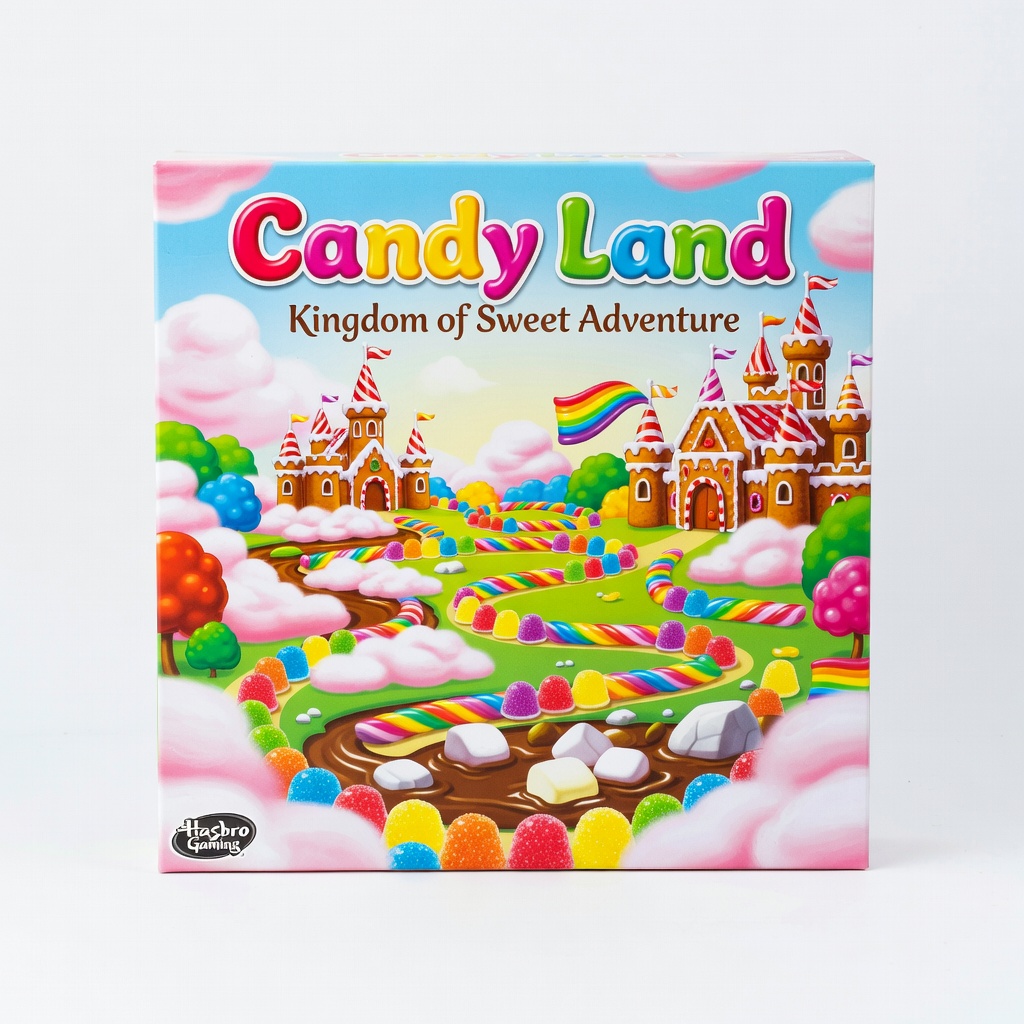 Hasbro Gaming Candy Land Kingdom of Sweet Adventure Board Game
