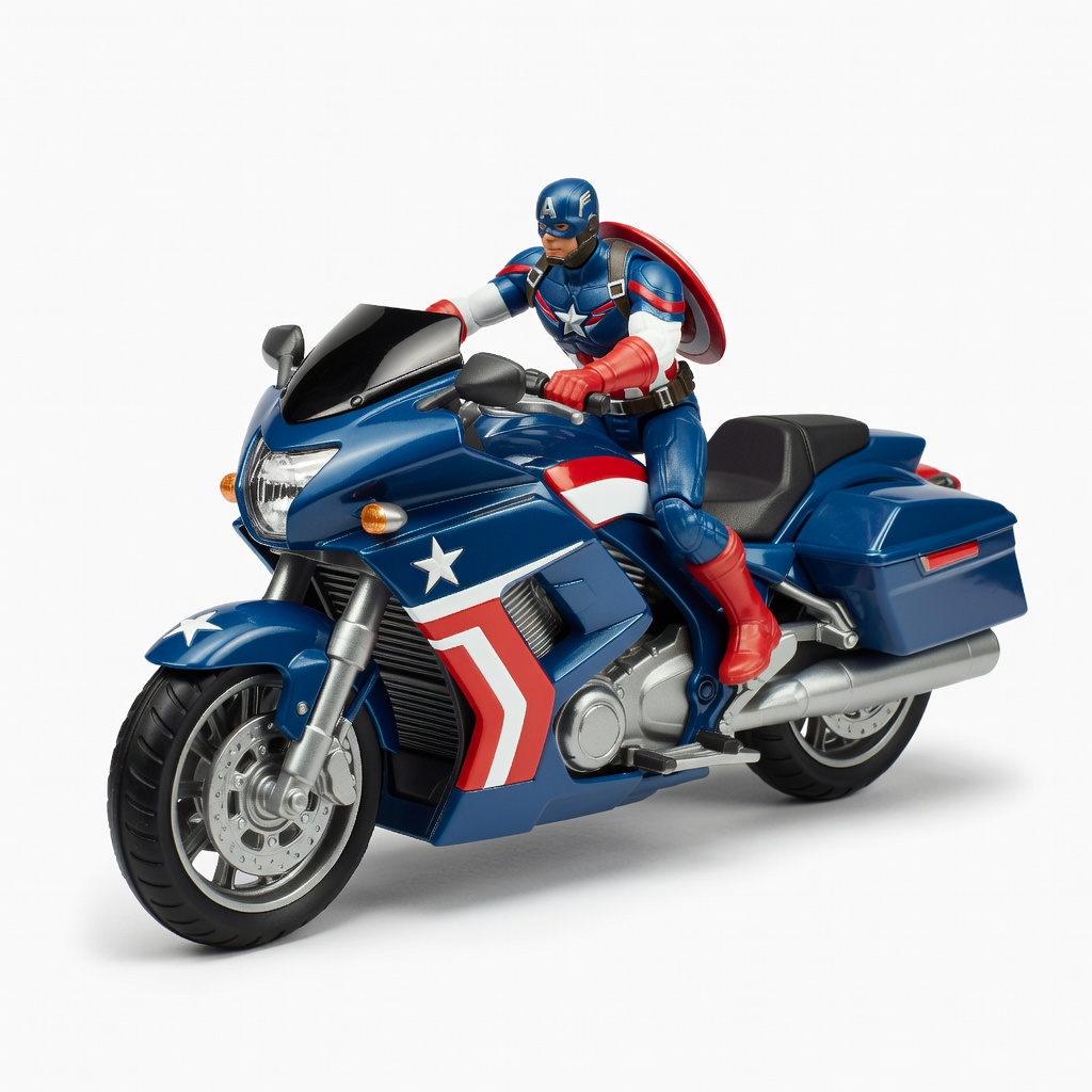 Hasbro Marvel Captain America Motorcycle Vehicle