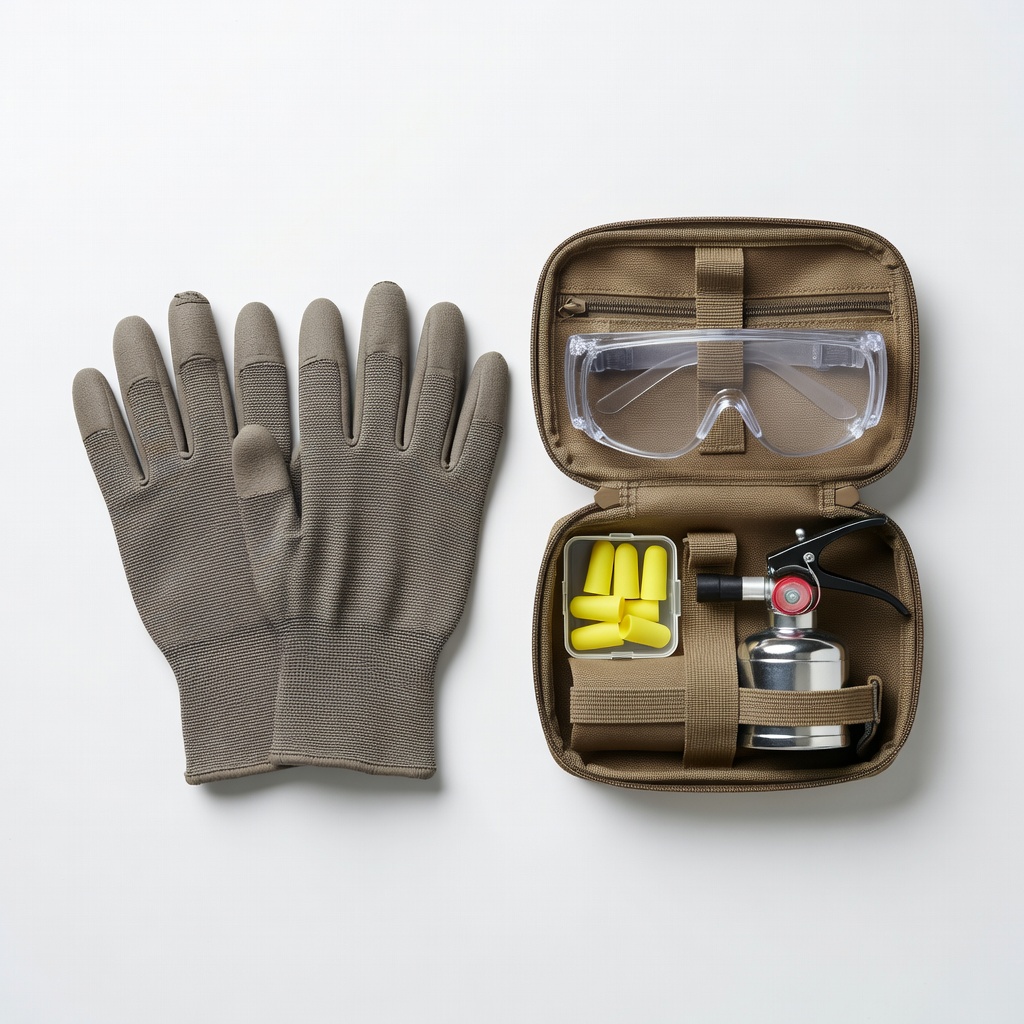 Heat Resistant Gloves and Safety Kit