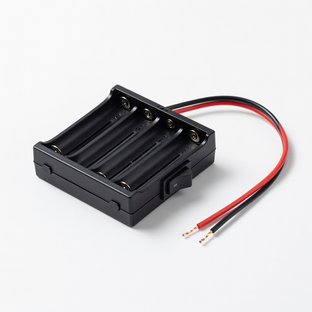 HiLetgo 4 AA Battery Holder with Switch and Leads