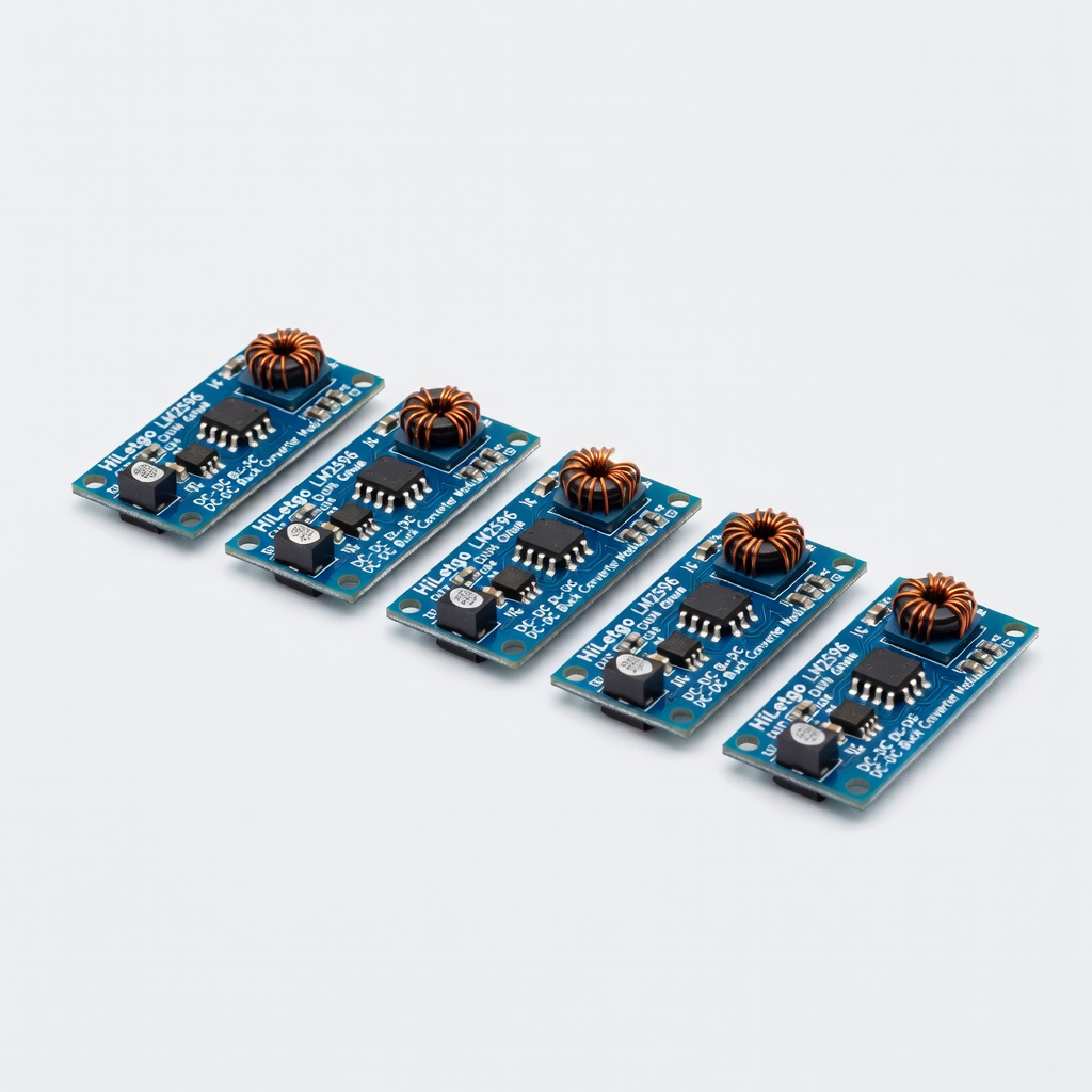 HiLetgo LM2596 DC-DC Buck Converter Module (5pcs)