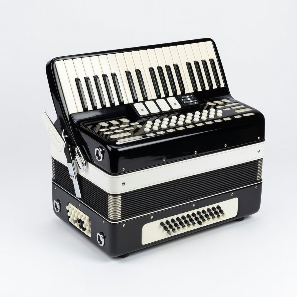 Hohner 1204BB Black and White 26-Key Piano Accordion