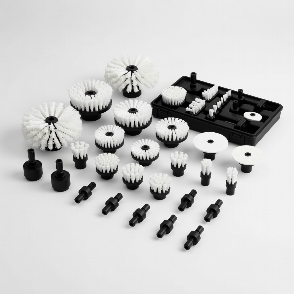 Holikme 21-Piece Drill Brush Attachment Set