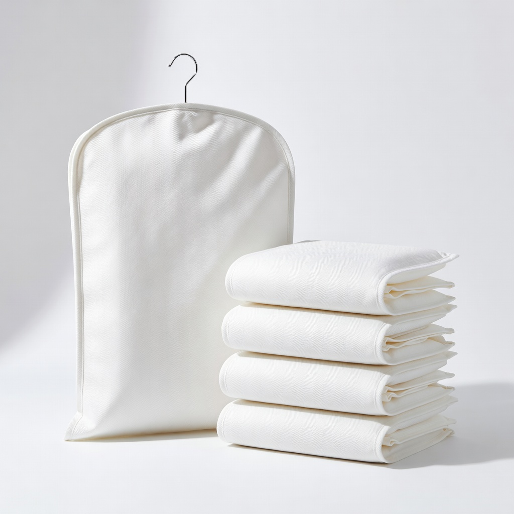 HOMEST Breathable Cotton Garment Bags (6 Pack)