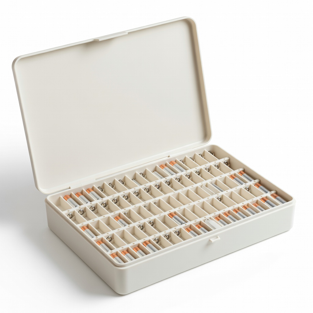 HoneyBull Battery Organizer Storage Box (180 Slots)