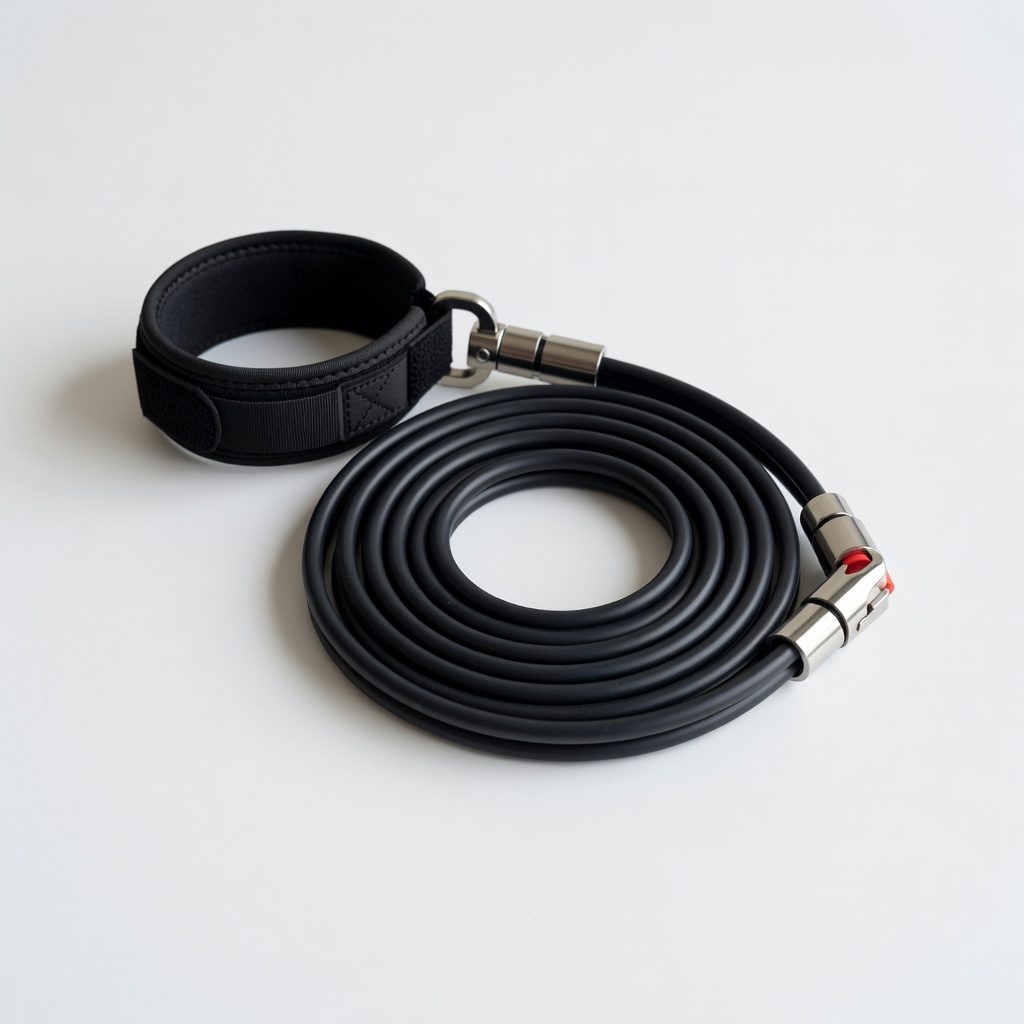 HPFAS Coiled SUP Ankle Leash 10ft