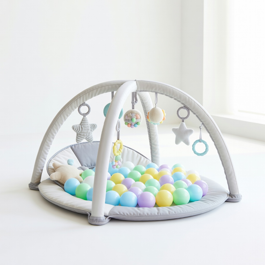 Infantino Fold & Go Travel Activity Gym & Ball Pit