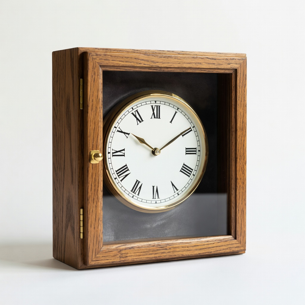 Intercity Products Wooden Clock Display Case