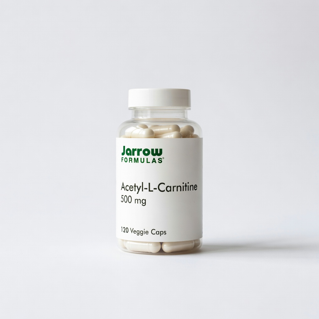 Jarrow Formulas Acetyl-L-Carnitine 500 mg, 120 Veggie Caps