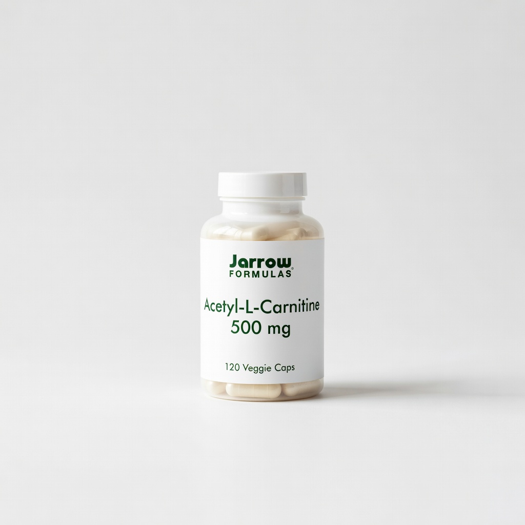 Jarrow Formulas Acetyl-L-Carnitine 500 mg, 120 Veggie Caps