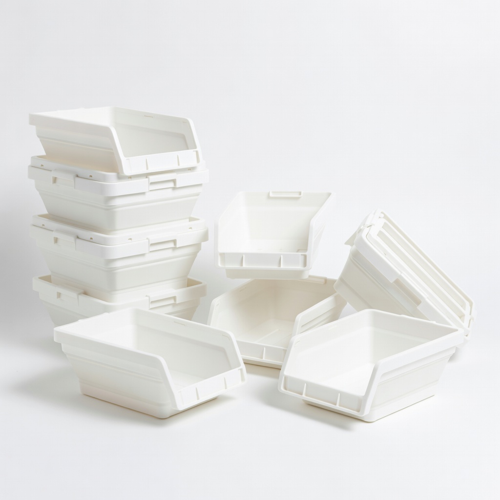 Jerrybox Collapsible Stackable Storage Bins (12 Pack)