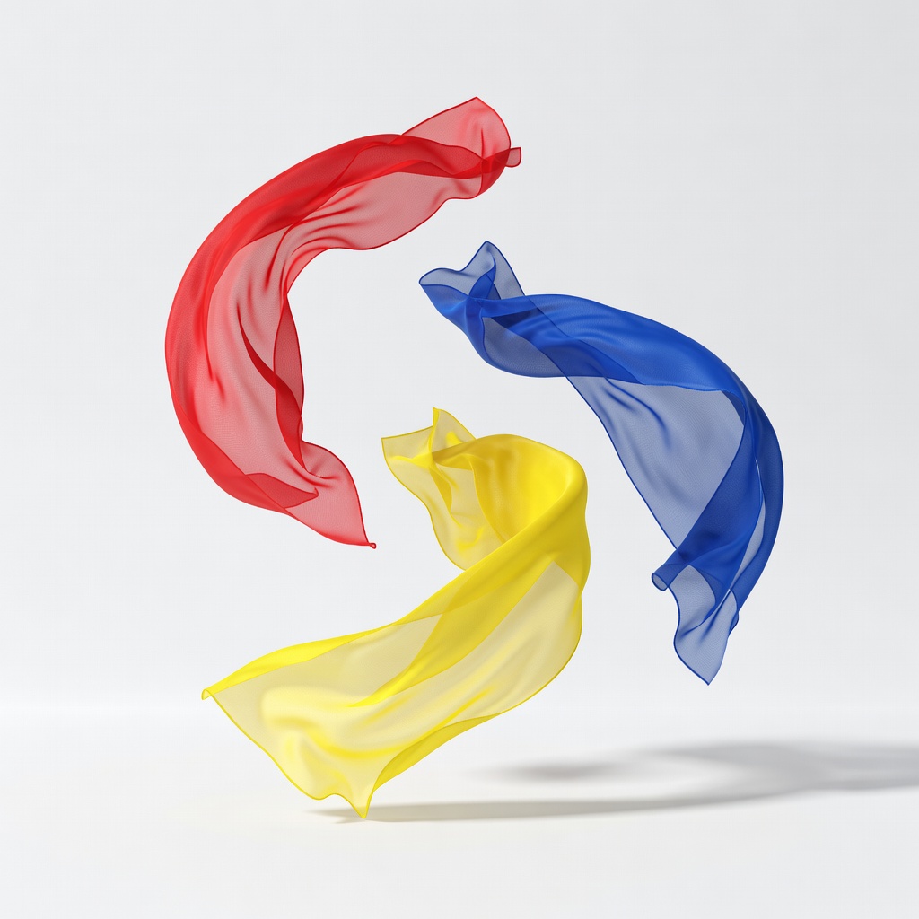 Juggling Scarves Set of 3 - Beginner Learning Aid