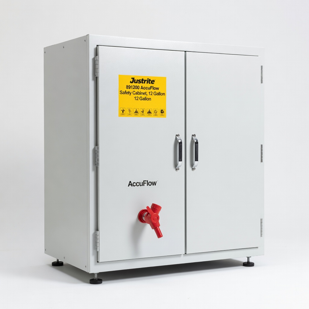 Justrite 891200 AccuFlow Safety Cabinet, 12 Gallon
