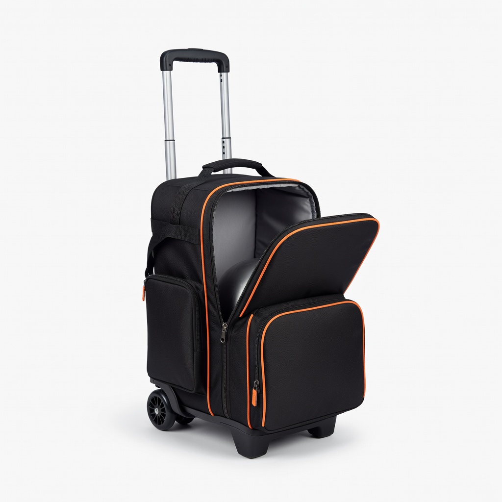 KR Strikeforce Hustle Single Bowling Ball Roller Bag