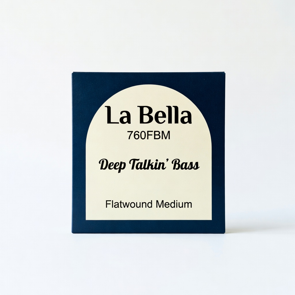 La Bella 760FBM Deep Talkin' Bass Flatwound Medium
