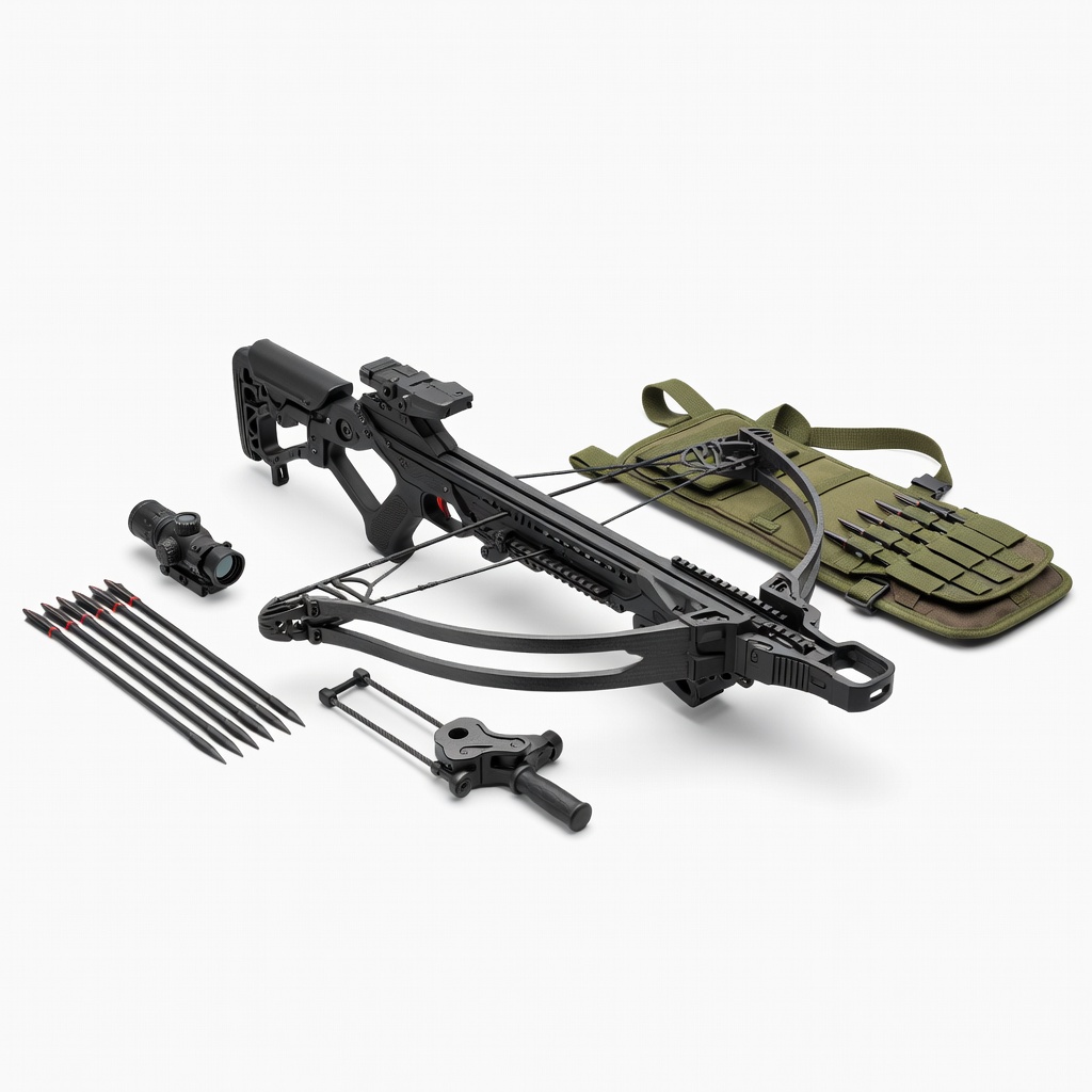 LandTac 175lbs Hunting Crossbow Package