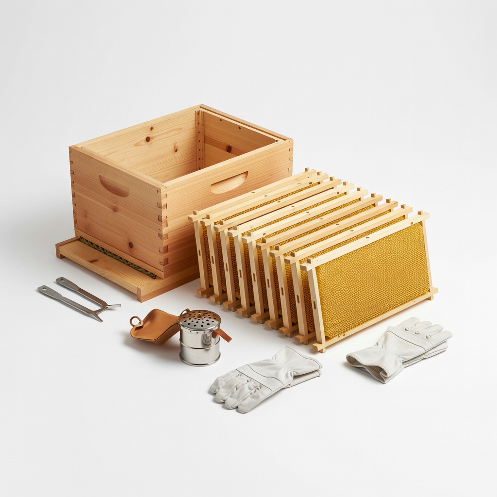 Langstroth Beehive Starter Kit 10 Frame Bee Hive Kit
