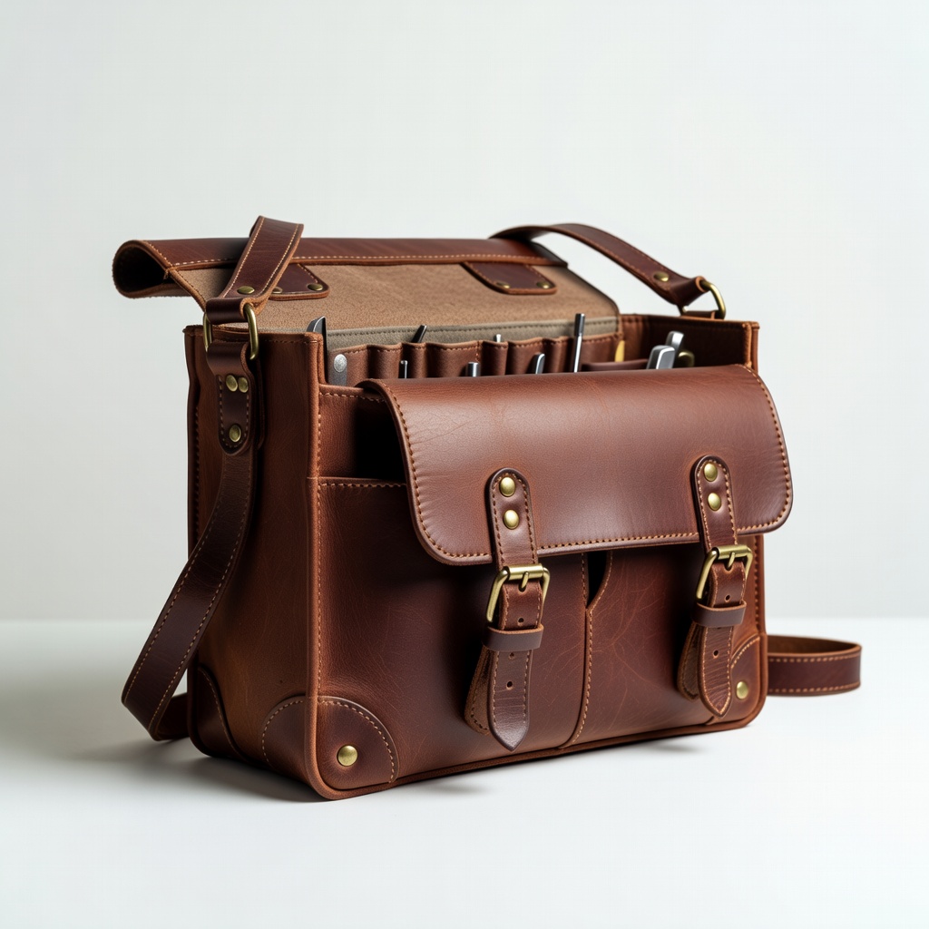 Leather Tool Storage Bag