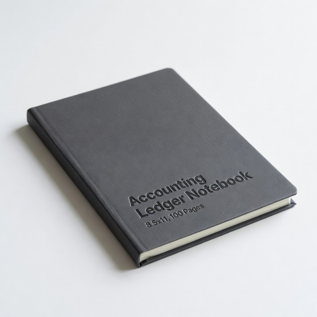 Ledger Book: Accounting Ledger Notebook, 8.5x11, 100 Pages