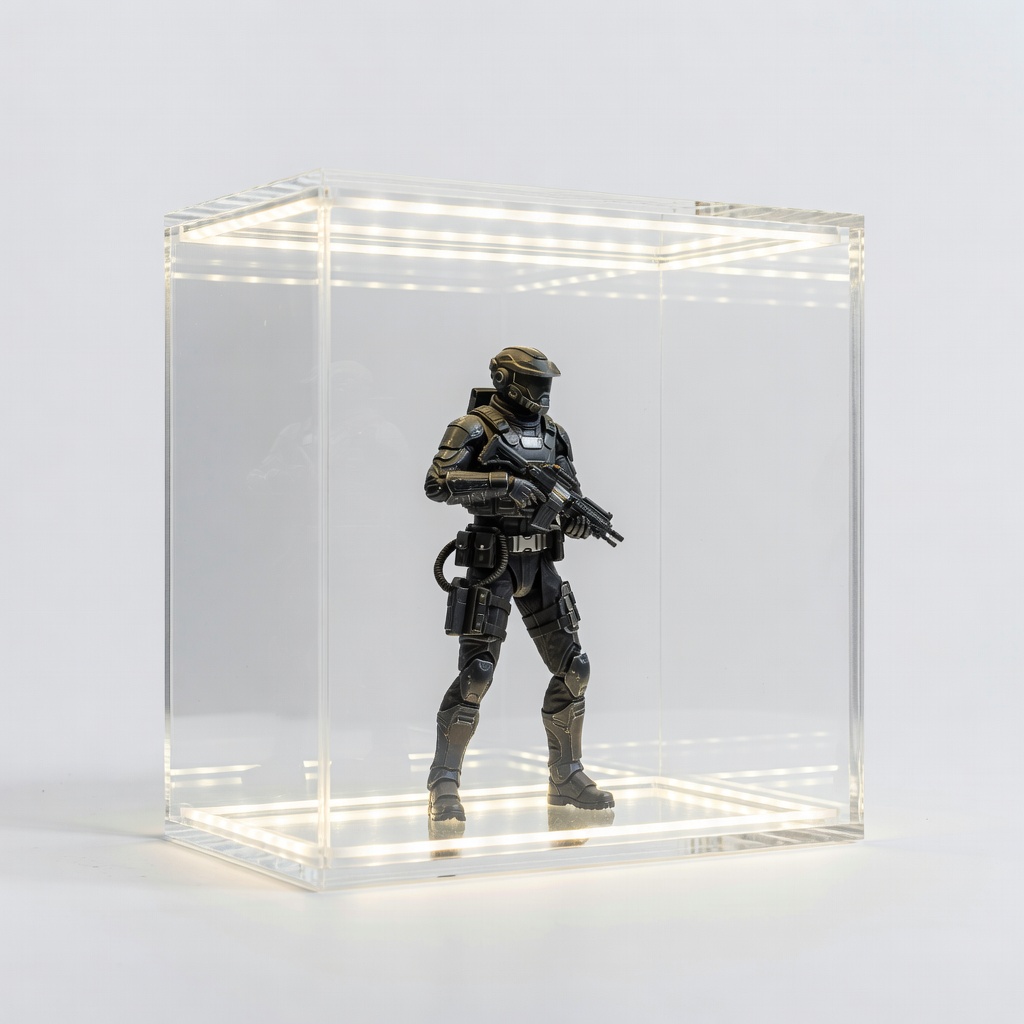 LEDMO LED Acrylic Display Case for 1/6 Figures