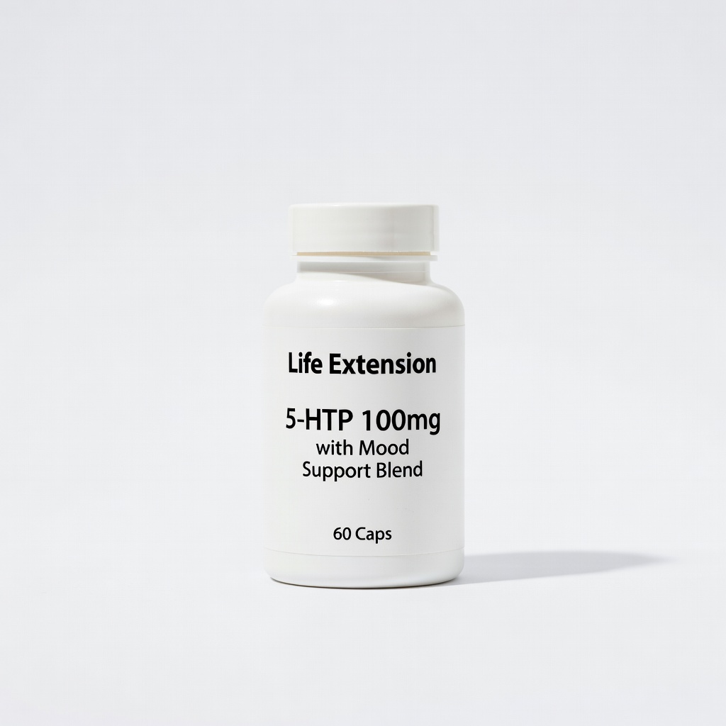 Life Extension 5-HTP 100mg with Mood Support Blend, 60 Caps