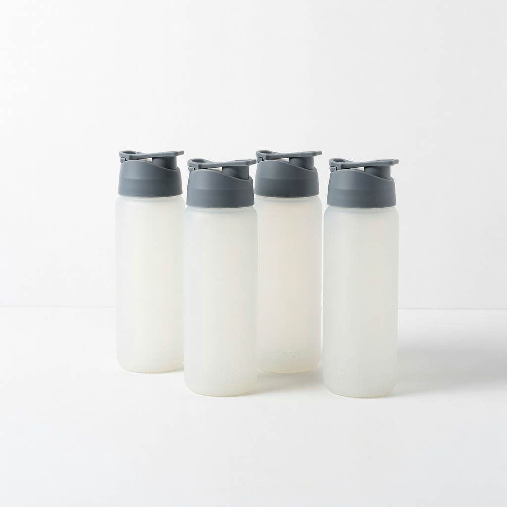 LiquiSnugs Premium Leak-Proof Travel Bottles 4-Pack (ASIN: B07D7K3Z3Q)