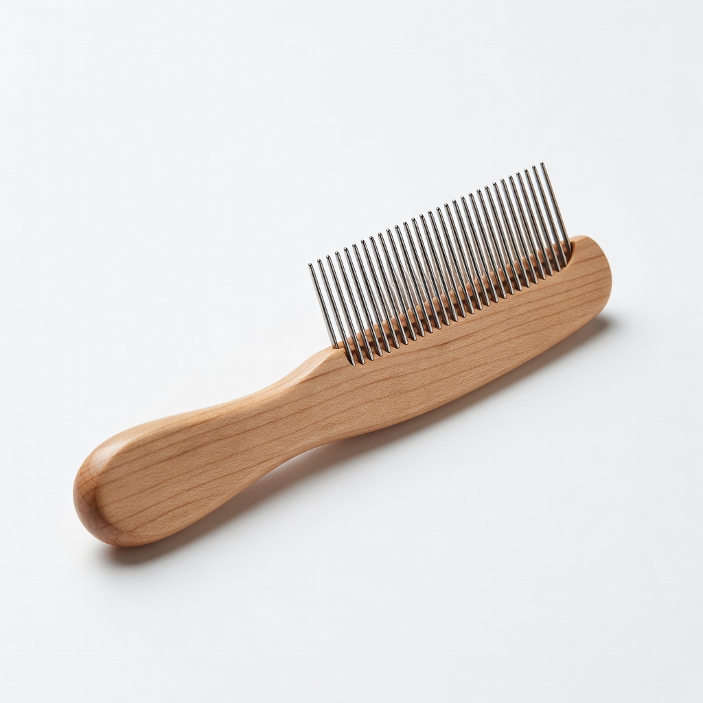 Macrame Finishing Comb - Metal Tines
