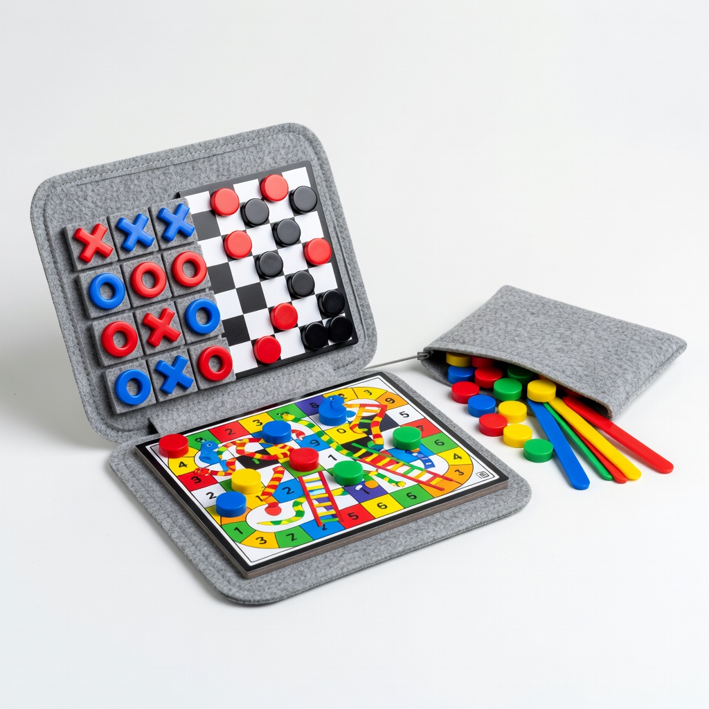 Magnetic Travel Games Set for Kids