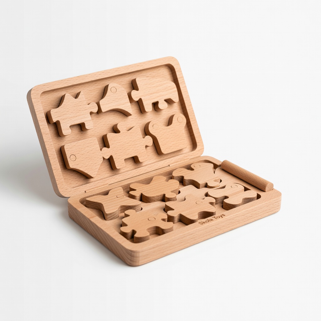 Magnetic Travel Puzzle Set by Skola Toys
