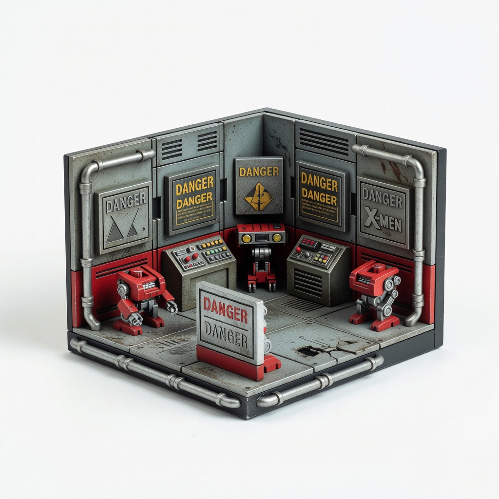 Marvel Retro 3.75-Inch X-Men Danger Room Playset