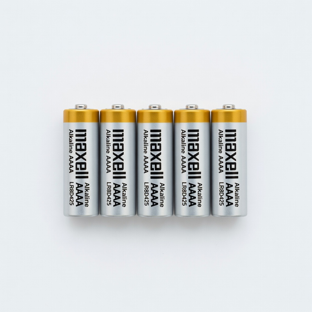 Maxell Alkaline AAAA Batteries (LR8D425, 5-Pack)