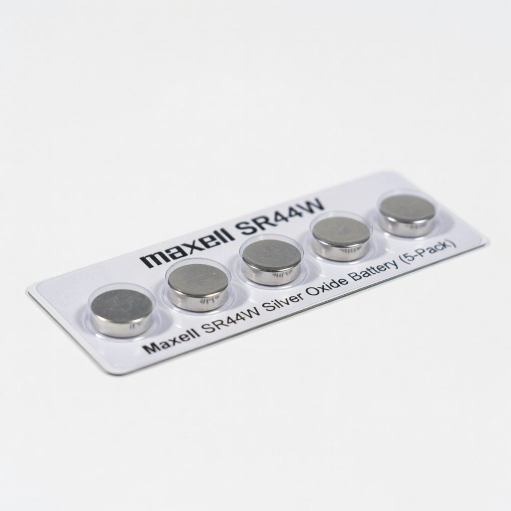 Maxell SR44W Silver Oxide Battery (5-Pack)