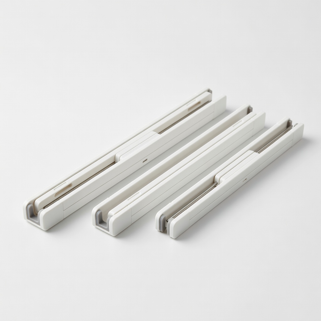 mDesign Adjustable Drawer Dividers (Set of 4)
