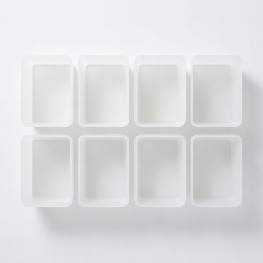 mDesign Plastic Drawer Bins (Set of 8)