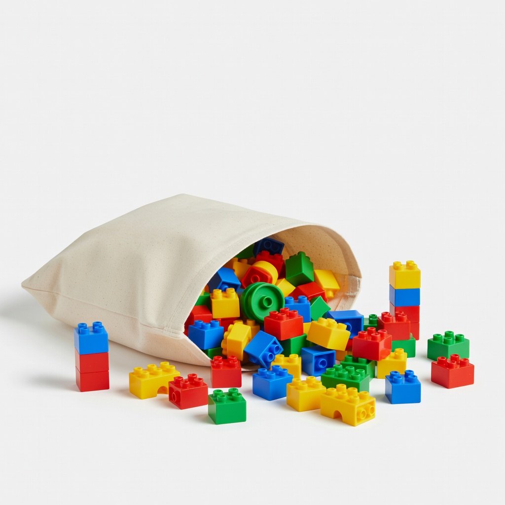 Mega Bloks First Builders Big Building Bag (80 Pieces)